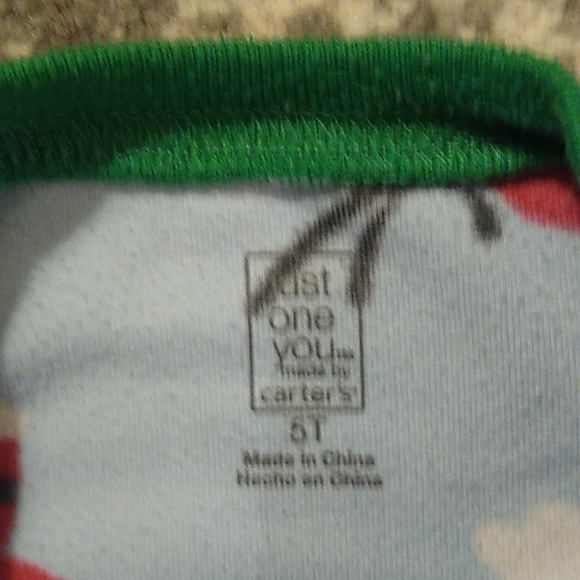 Toddler boys Christmas footie pajamas - Picture 5 of 5